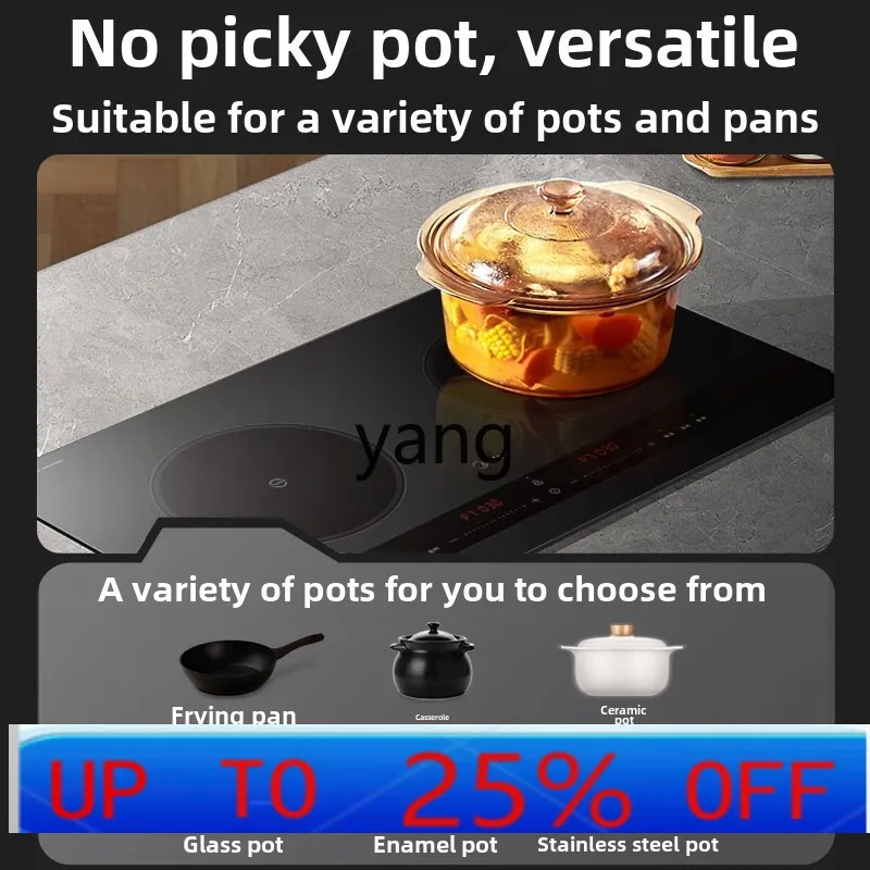 CX induction cooker double stove embedded household desktop high-power high-firepower double-head stove