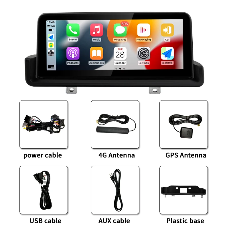 STWEI NEW ID8 Snapdragon665 8Core 8G 128G Carpaly Bluetooth Navi For BMW 3Series E90 E91 Android Multimedia Car Video Player