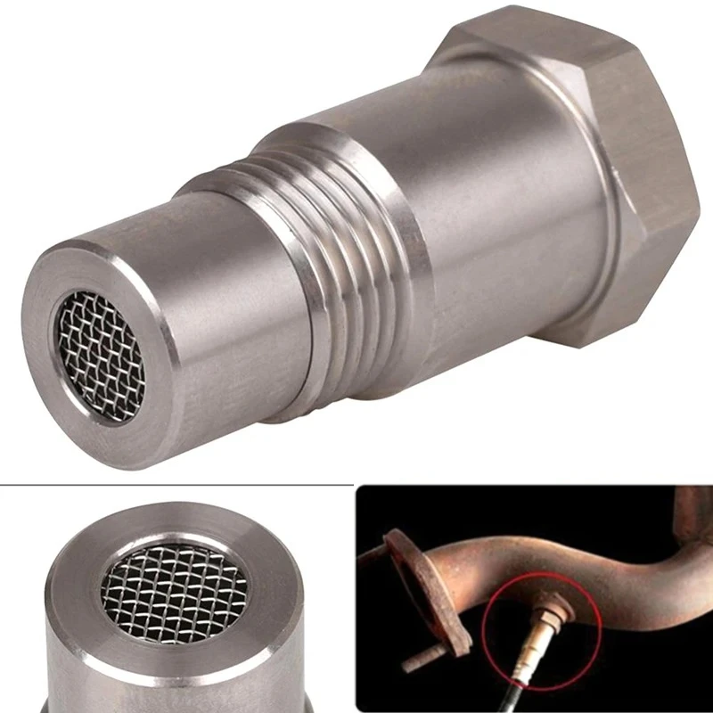 

1 шт. миниатюрный датчик кислорода (лямбда-зонд) M18X1.5 для автомобилей, 46.5*16.0*16.9 мм, из нержавеющей стали, серебристый, прочный, автомобильные аксессуары