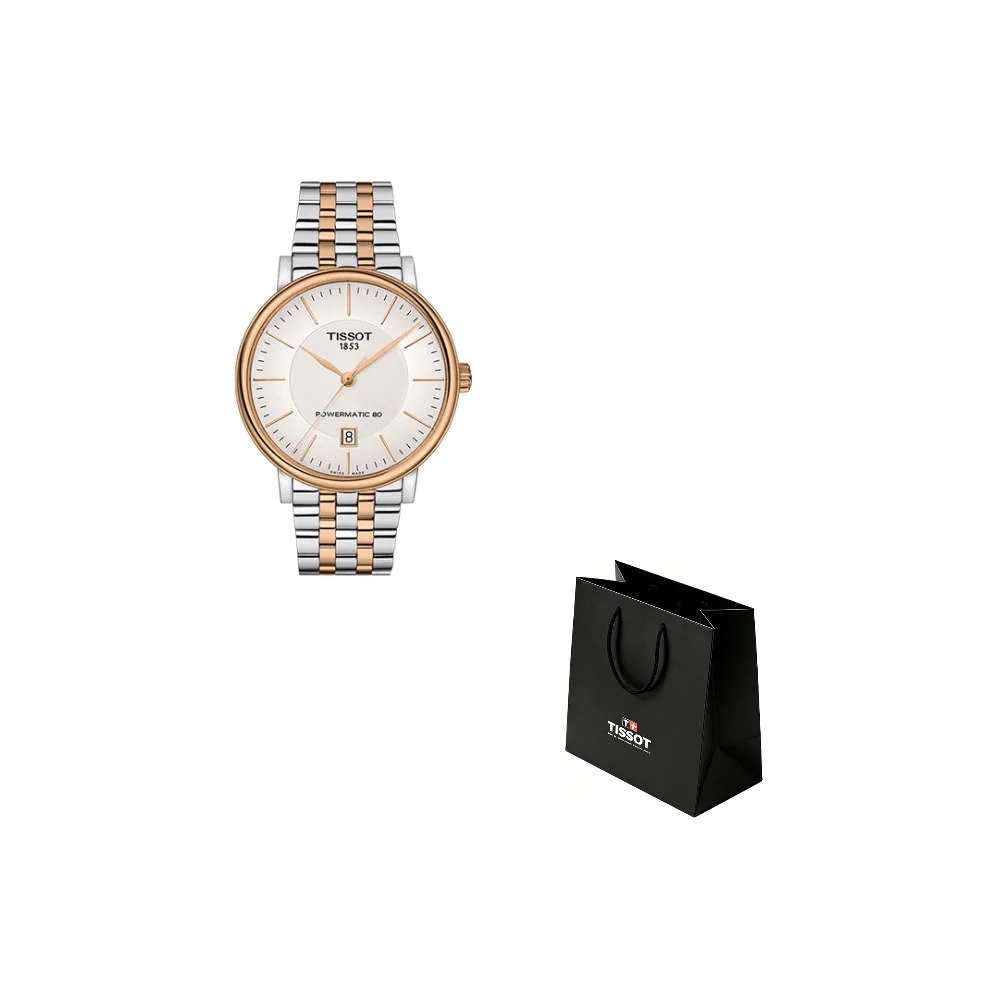 TISSOT Kason Zen Automatic Mechanical Movement 50m Waterproof Men's Watches Watch 40mm Silver Dial T122.407.22.031.01