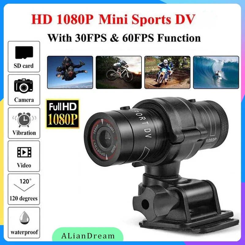 F91080P دراجة نارية رياضية كاميرا مقاوم للماء PX4 DV عمل فيديو داش كام دراجة نارية دراجة الحركة خوذة كاميرا محرك السيارة مسجل