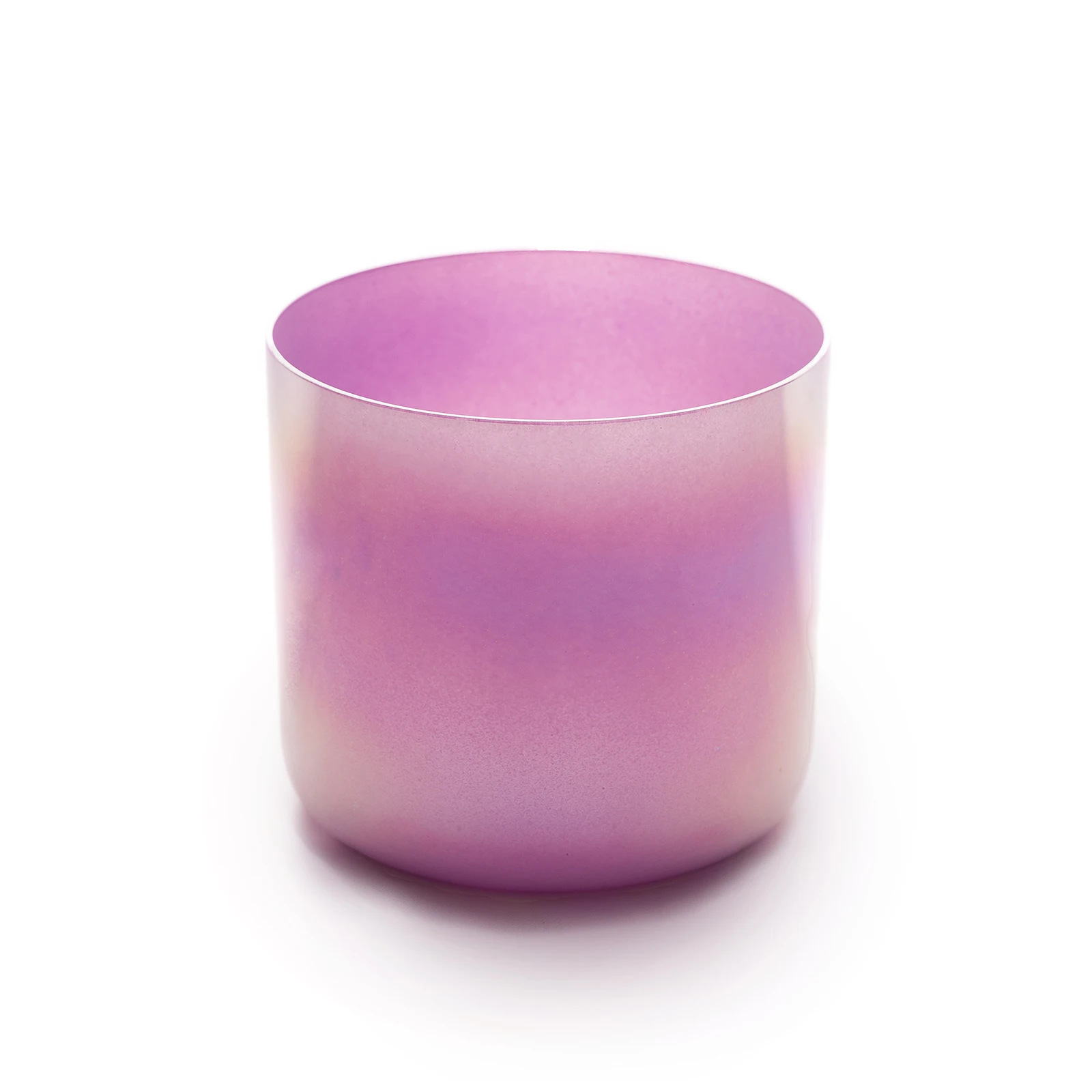 Hye-eun 6 بوصة الضوء الكوني الأرجواني واضح كريستال جرس الموسيقى الآلات الموسيقية لشفاء الصوت مع عصا Suedce