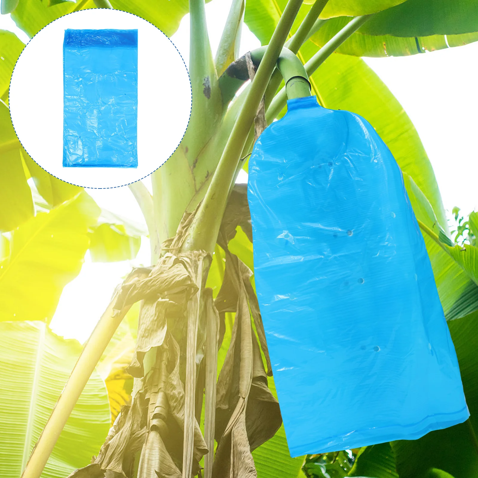 5 Pcs Banana Growing Bags Reusable Ripening Fruit Protector Waterproof Bagging Cover Anti Rain Snow Frost Ethylene