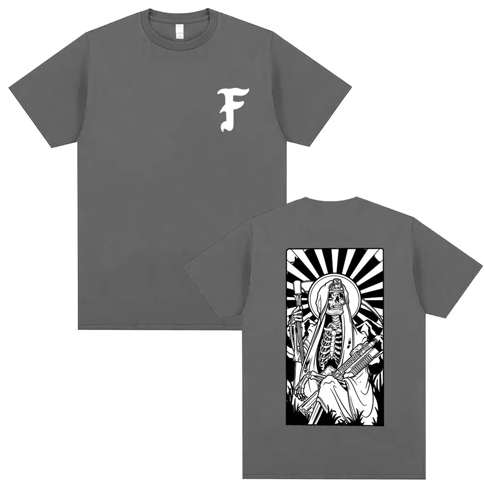 الملاحظات الأمامية مجموعة الهيكل العظمي الجرافيك تي شيرت الرجال النساء عادية القطن Vintage تي شيرت الذكور المتضخم تي شيرت الشارع الشهير #2