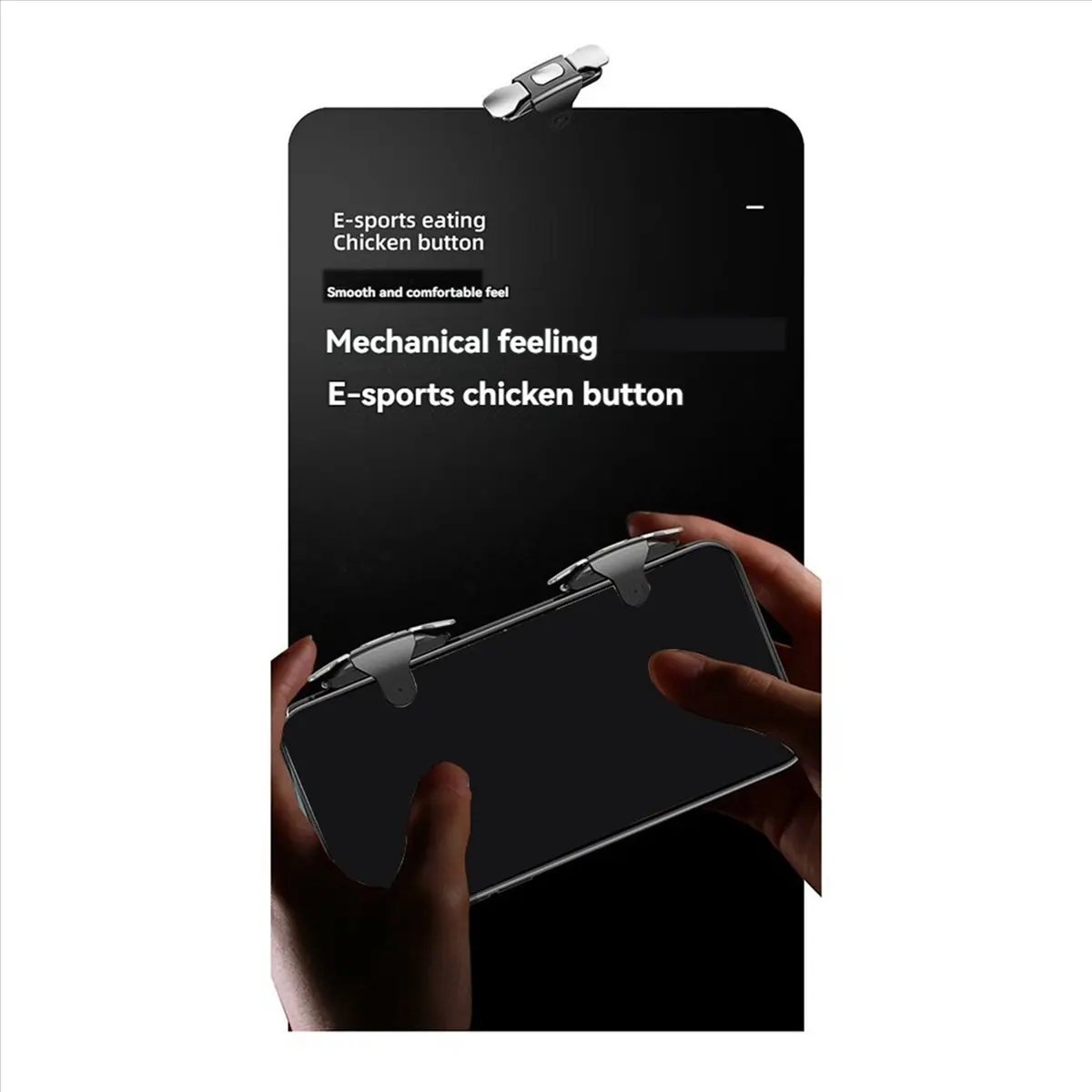 4X Mobile Game Trigger for Phone Gaming 4 Finger Trigger L1 R1 Aim Keys Game Controller Sensitive Phone Game Trigger