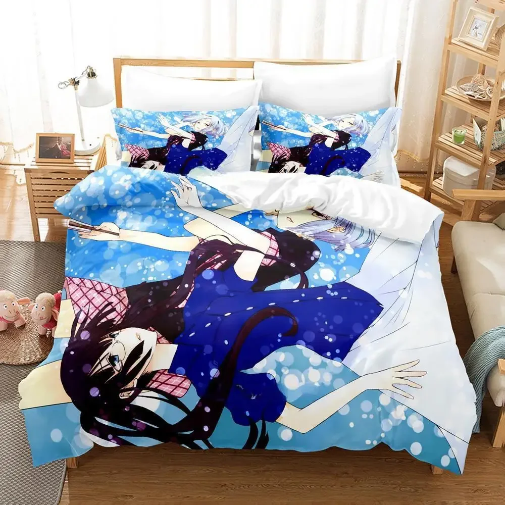 

Riddle story of devil Bedding Set Single Twin Full Queen King Size Bed Set Adult Kid Bedroom Duvetcover Sets Anime Bed Sheet Set