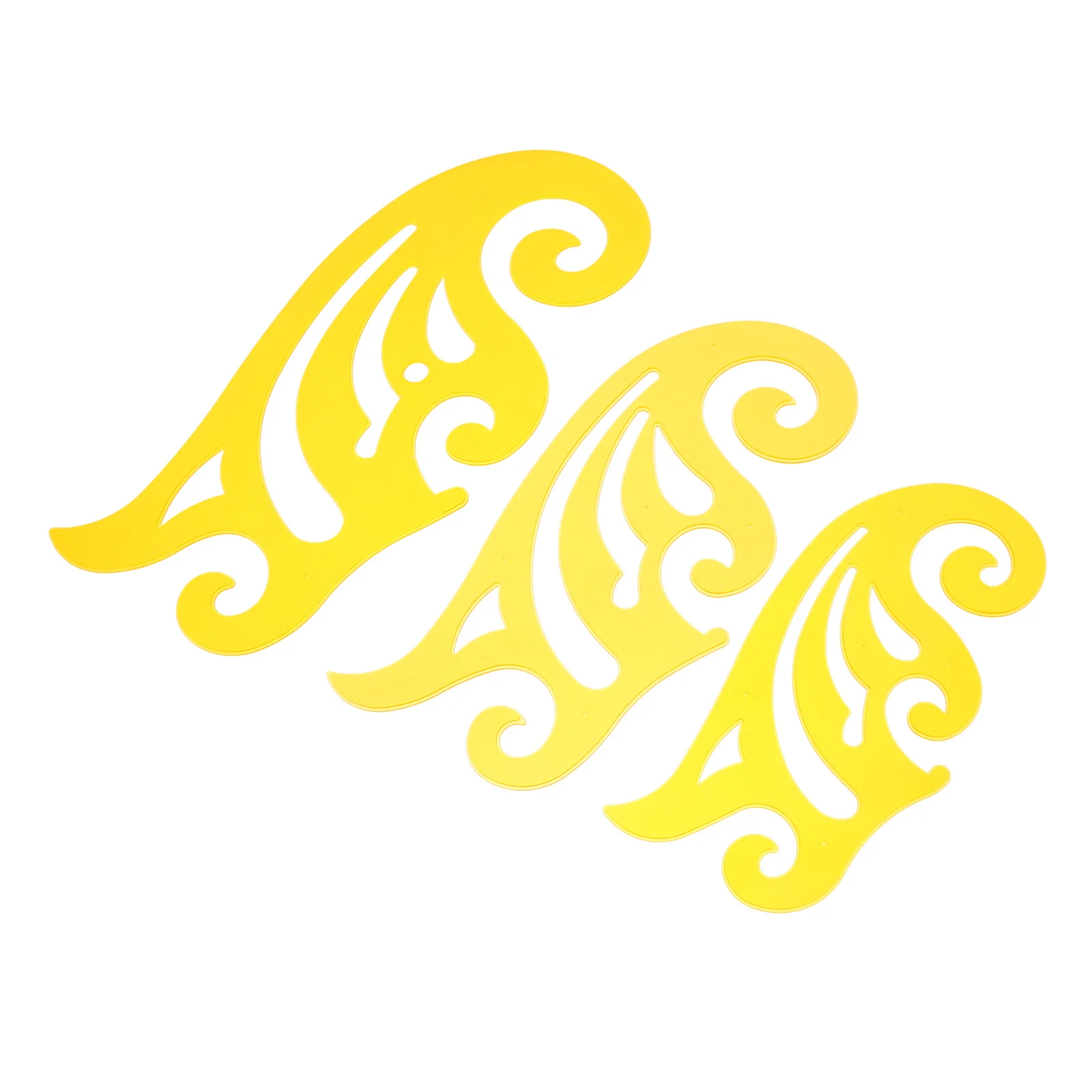 3pcs Plastic Sewing Ruler Set For Precision Measuring Marking Fabric Diy Patchwork Quilting Tailor Craft Tools French Curve