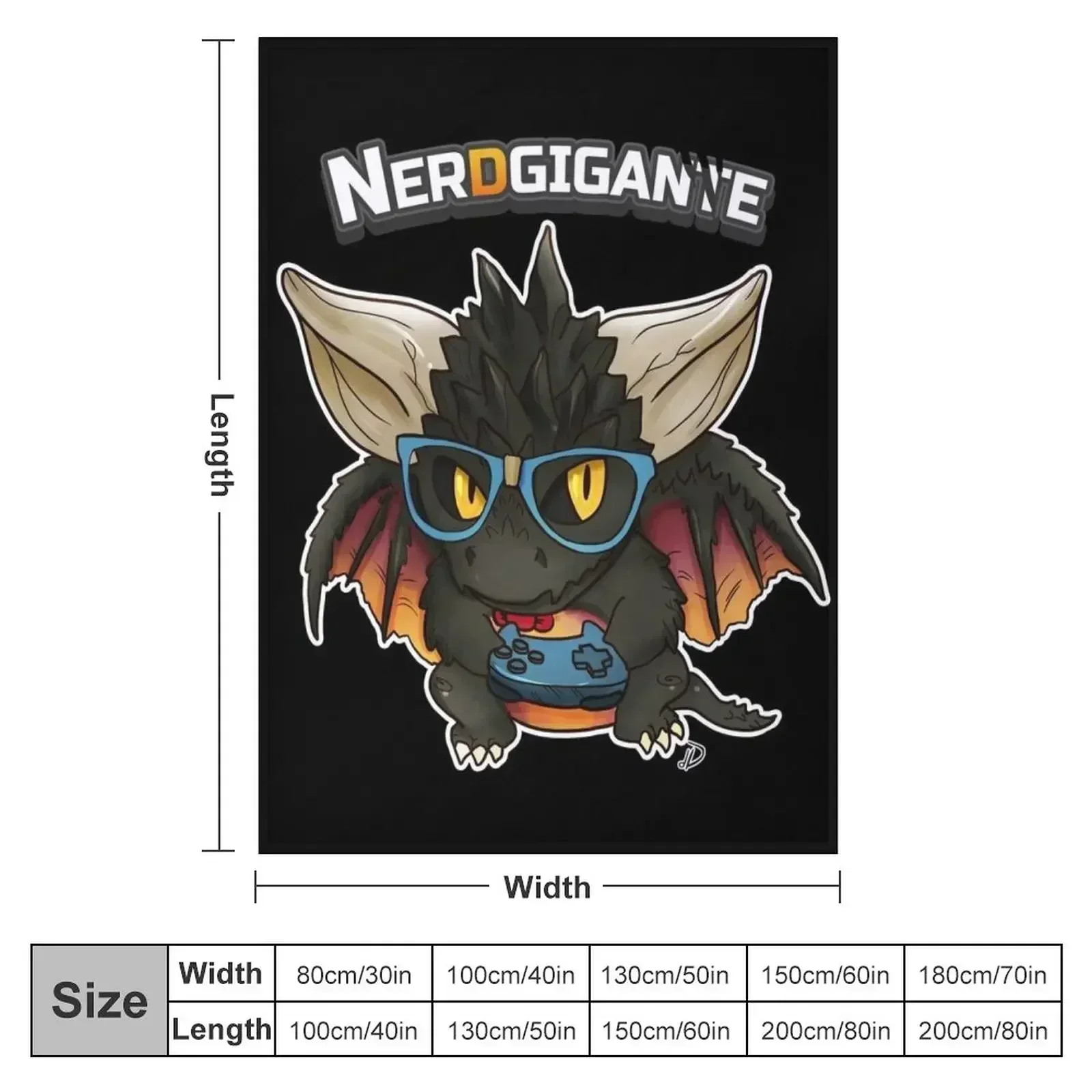 Nerd-gigante Throw Blanket Decorative Throw Beautifuls Luxury Designer Blankets