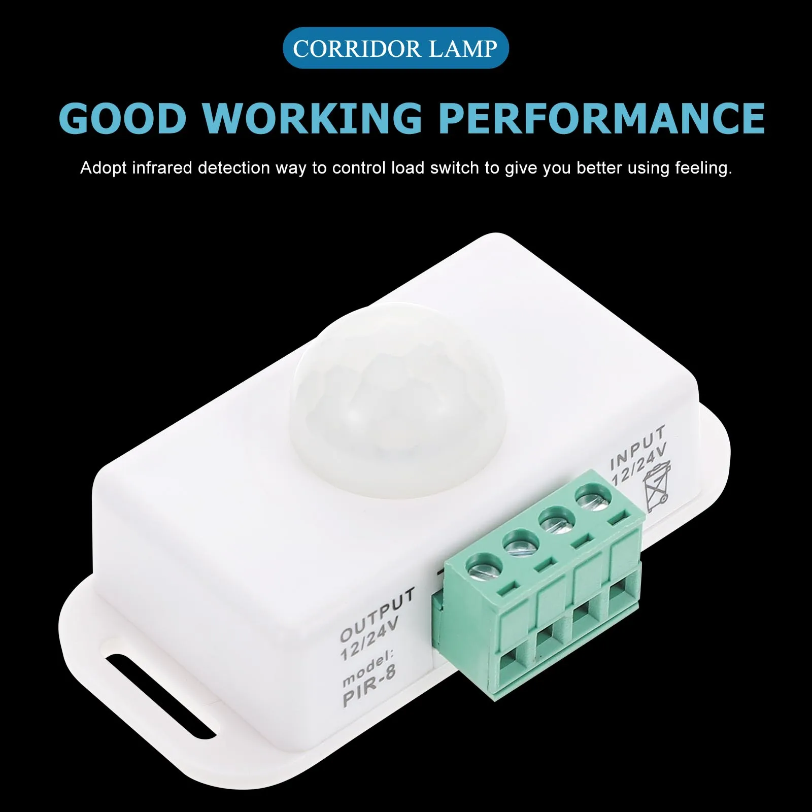 

Motion Switch Sensor Led Strip Sensor Controller For Light Strip Durable Abs Material Controller