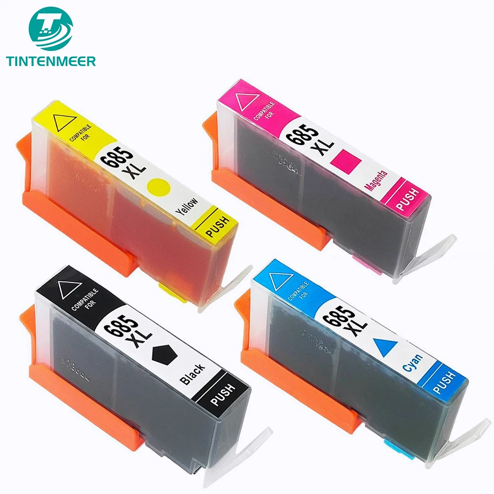 

TINTENMEER REPLACEMENT 685 XL CARTRIDGE CZ121AA CZ122AA CZ123AA CZ124AA COMPATIBLE FOR HP DESKJET INK ADVANTAGE 3525 PRINTER