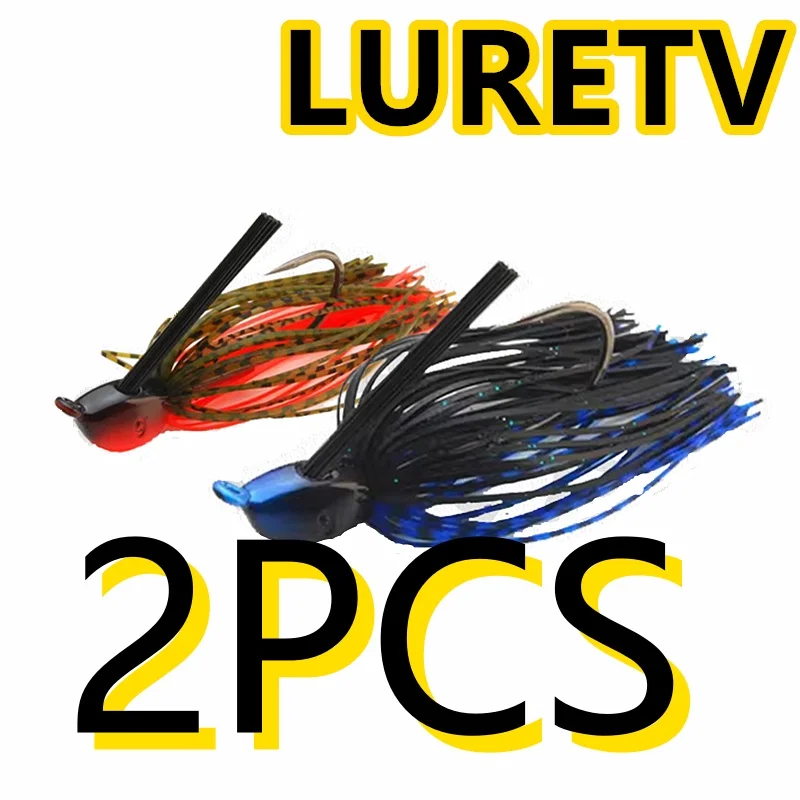 8024 5cm10.6g2PCS LURETV الأصلي المستوردة RAID ماستر تهزهز منطقة العوائق الوجه المياه تعويم الطريق يا الطعم اللحية غي #1
