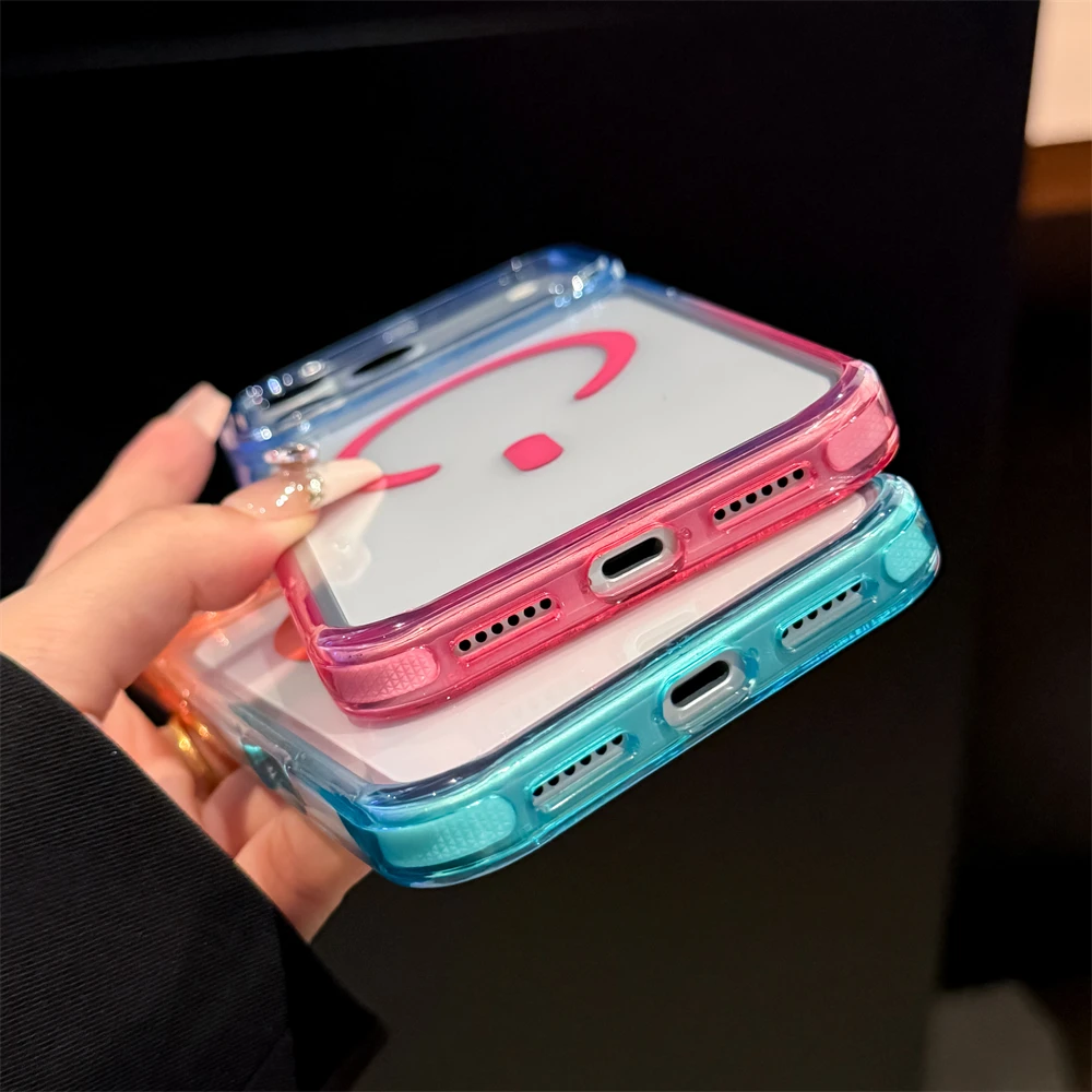 Градиентный прозрачный магнитн – обзор и цена Gradient Color Case