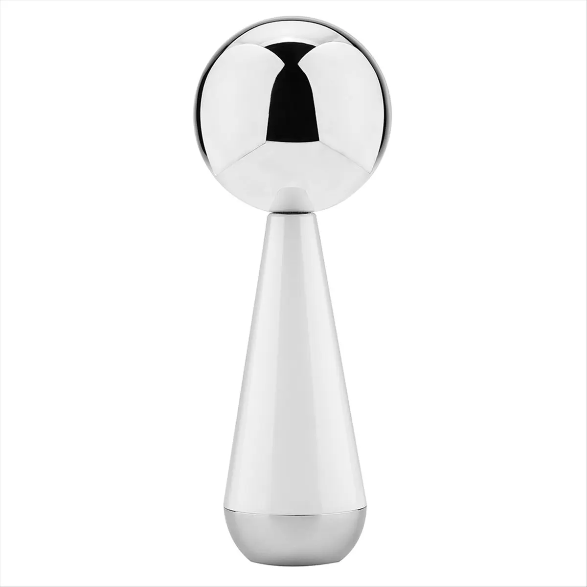 *BAAY Ice Globes for Facials 360 Rotating Unbreakable Steel Ice Globes Ice Roller for Face and Eyes Ideal Skincare Tool Silver