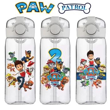 PAW Patrol Chase Cup Clear Merk Hoge Kwaliteit Waterfles Outdoor Sport Lekvrije Plastic School Waterfles voor Kinderen 400ML