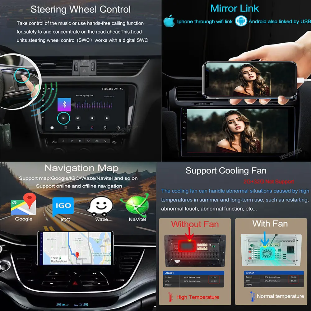 Car Radio For Chevrolet Tahoe 3 III GMT900 2007 - 2014 Wireless Carplay Smart System Stereo Android 14 Aut  Blutooth 4G Carplay