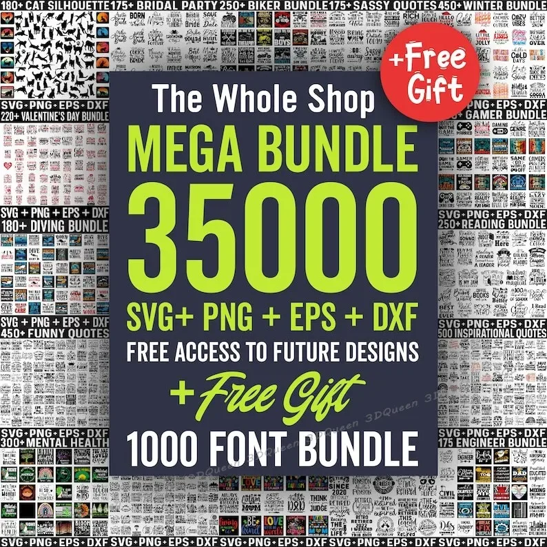 for Cricut Funny  for Shirts Mega Bundle SVG The Whole Shop Files All in One  Bundle Sarcasm PNG Trendy