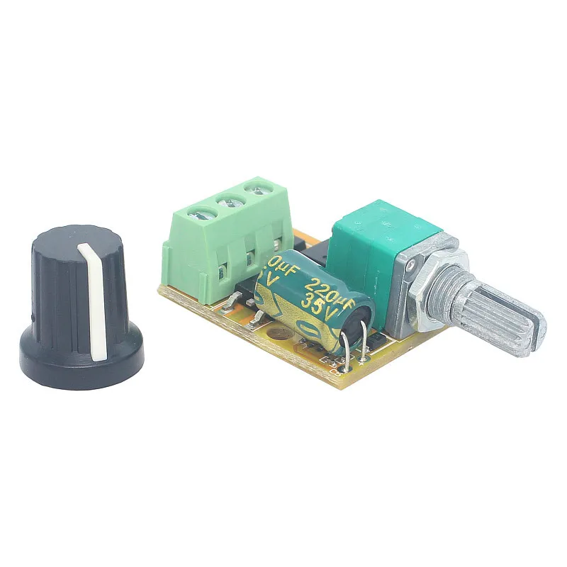 PWM Mini-DC Motor Speed Control Switch, Super Silent Dimmer, 5 W, 3V, 6V, 12V, 24V, 35V