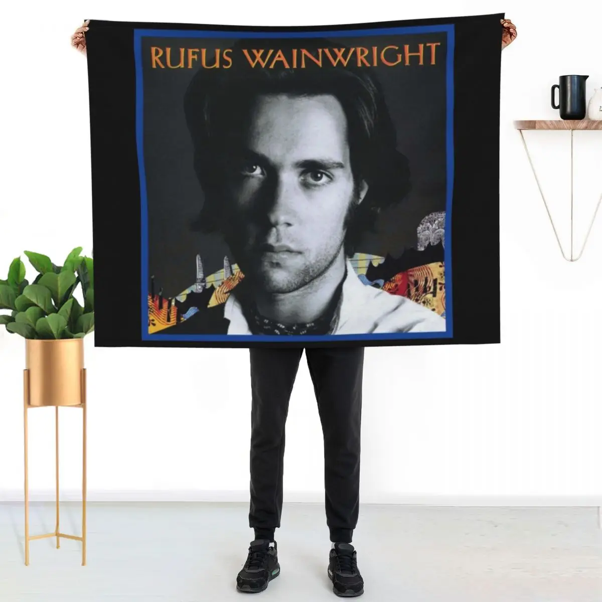 

Rufus wainwright Throw Blanket Cozy Warm Blanket for Bed Room Decor