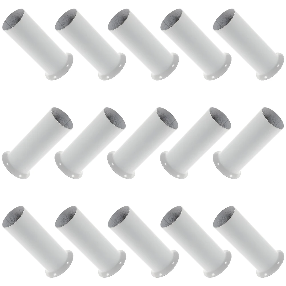

15 Pcs Chandelier Flange Sleeve Lamp Holder Hanging Tube Base Ceiling Light Bulb