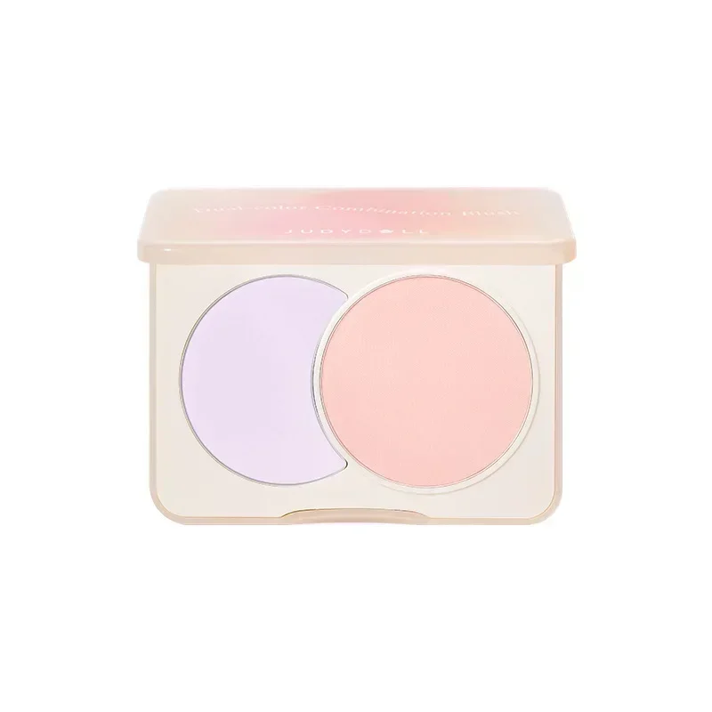 Judydoll Original double couleur Blush mat poudre fard à joues imperméable Palette dégradé Blush maquillage Rouge facile à utiliser cosmétique