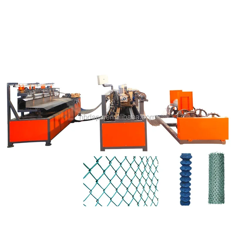 Mejor precio de fábrica de la máquina de valla de eslabones de cadena de malla de diamante de alambre ciclónico recubierto de PVC