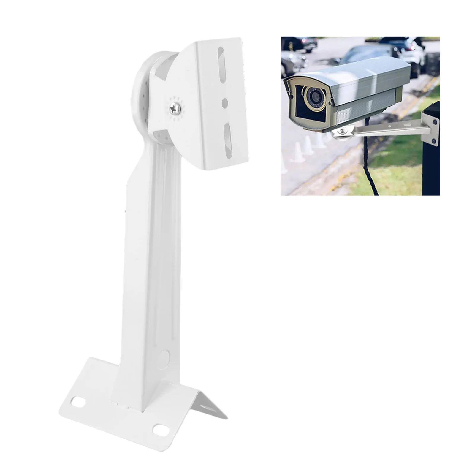 Camera Bracket Adjustable Wall Mount Corner Bracket For Indoor Outdoor Security Surveillance Camera Column Bracket Home Improvem