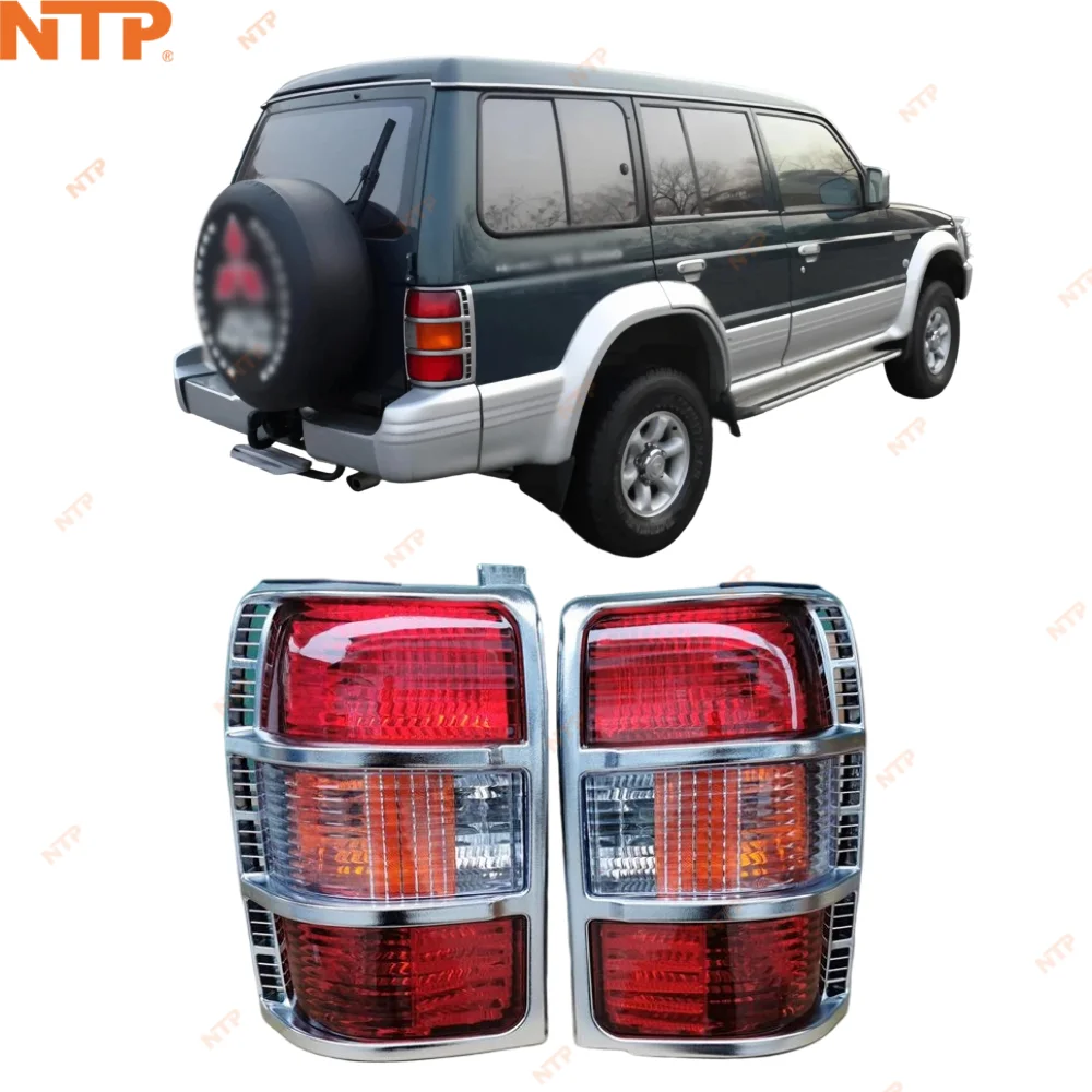 Задний фонарь для Mitsubishi Pajero V31 / V33 / V43 / Leopaard Black King Kong (4RB1) — стоп-сигнал, фонарь заднего хода, указатель поворота.