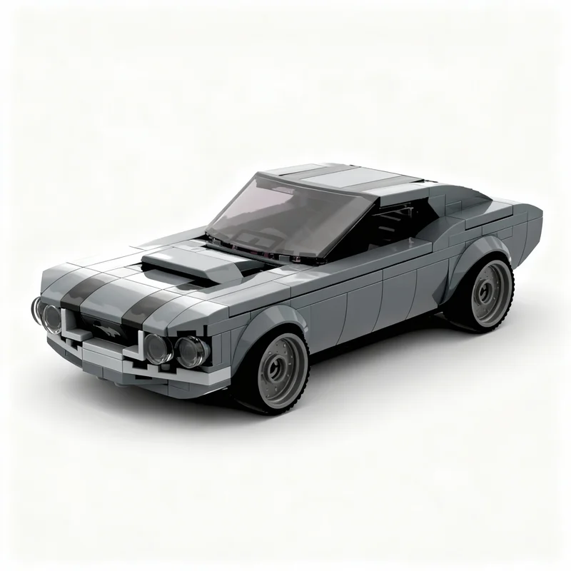 317pcs MOC John Wick Boss Fordes Mustangs City Champions Model Building Blocks Christmas Gift Toy Construction Brick Birthday - view 3