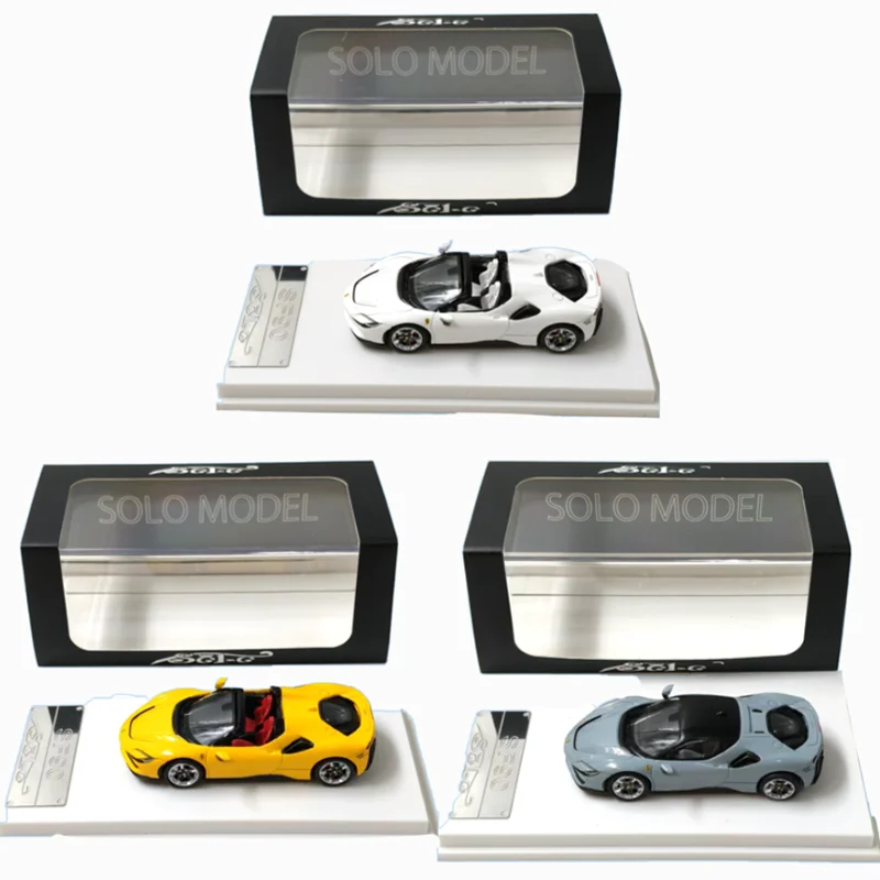 

Solo 1/64 SF90 модель автомобиля из сплава, статическая коллекция, украшенные праздничными подарками, игрушки, сувенирный подарок