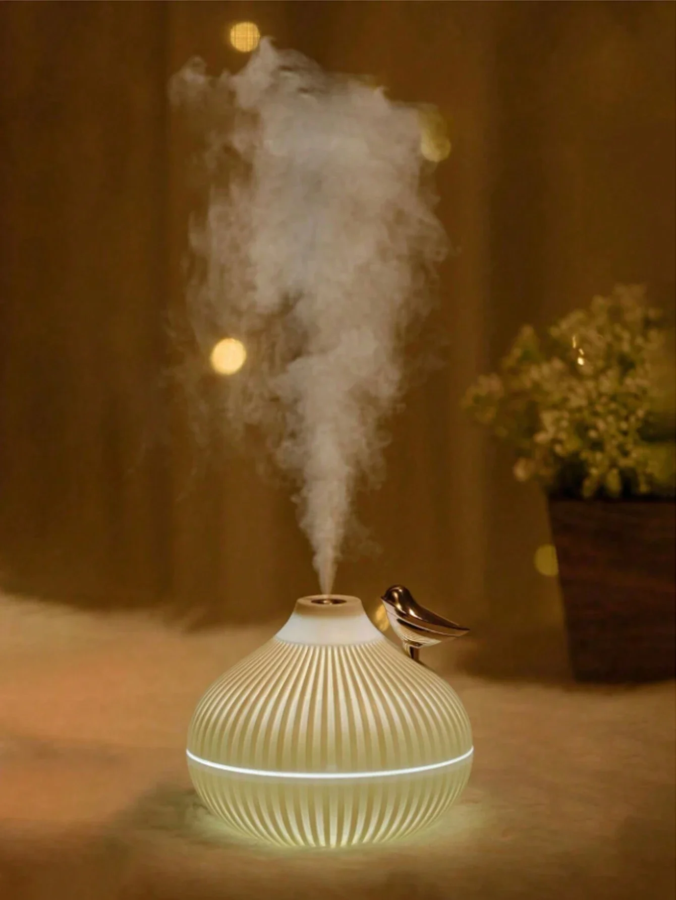 1 قطعة مرطب هواء محمول متعدد الوظائف للضوء الليلي، 300 مل موزع سطح المكتب USB وإضاءة ليلية Led، تصميم رومانسي صغير G