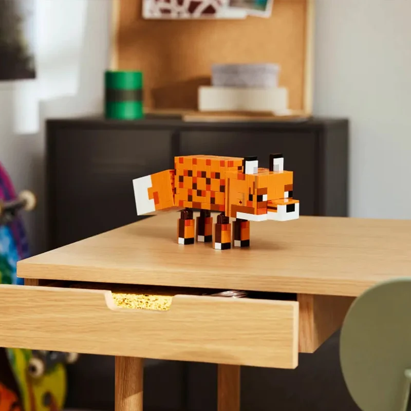 レゴ ビルディングブロック マイワールドシリーズ 21588 フォックス 子供用 男の子と女の子 組み立てブロックおもちゃ ギフト