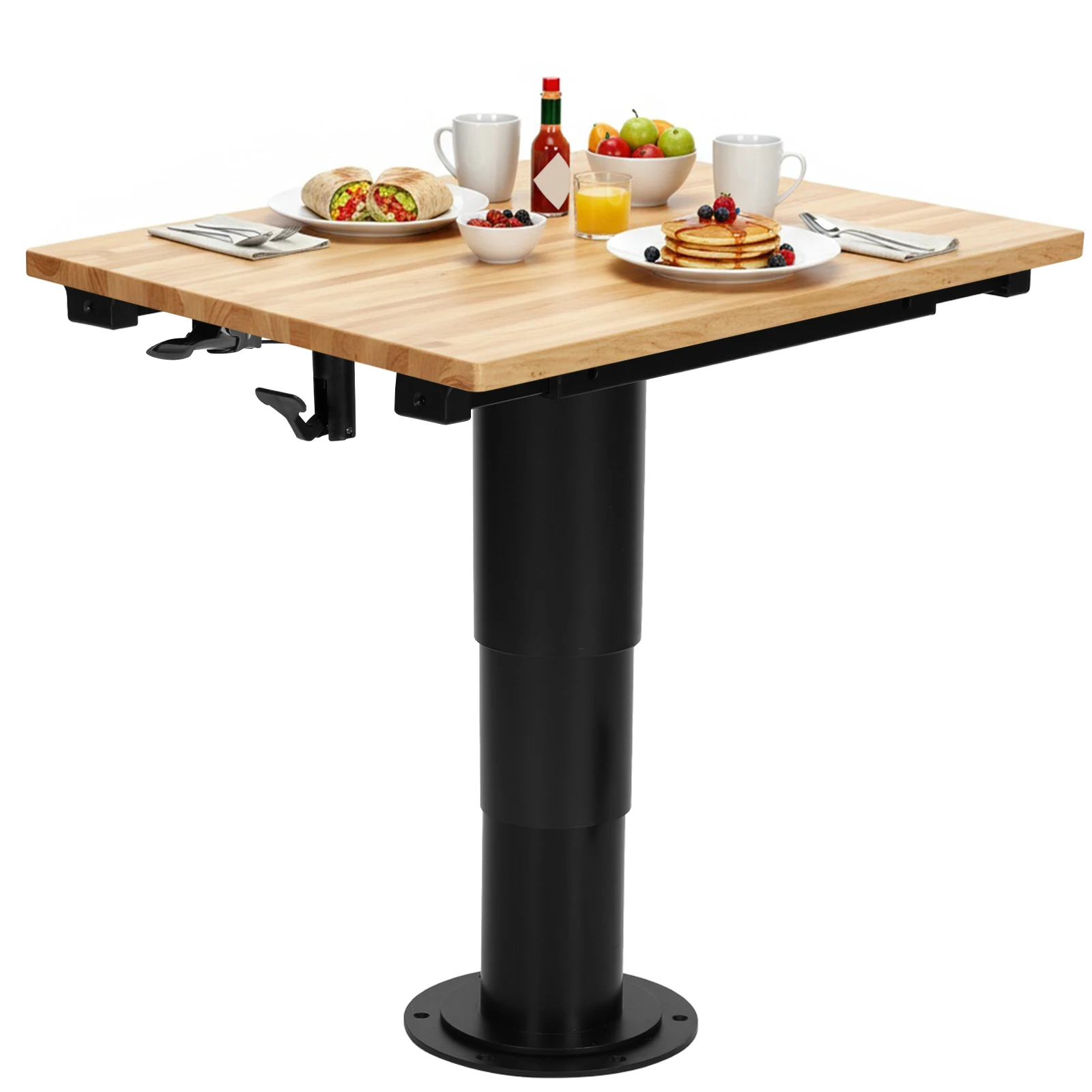 

Heavy-Duty Pneumatic RV Table Leg Height Adjustable Pneumatic Table Leg Base Bracket with Gas Lift for Camper Boat Tables