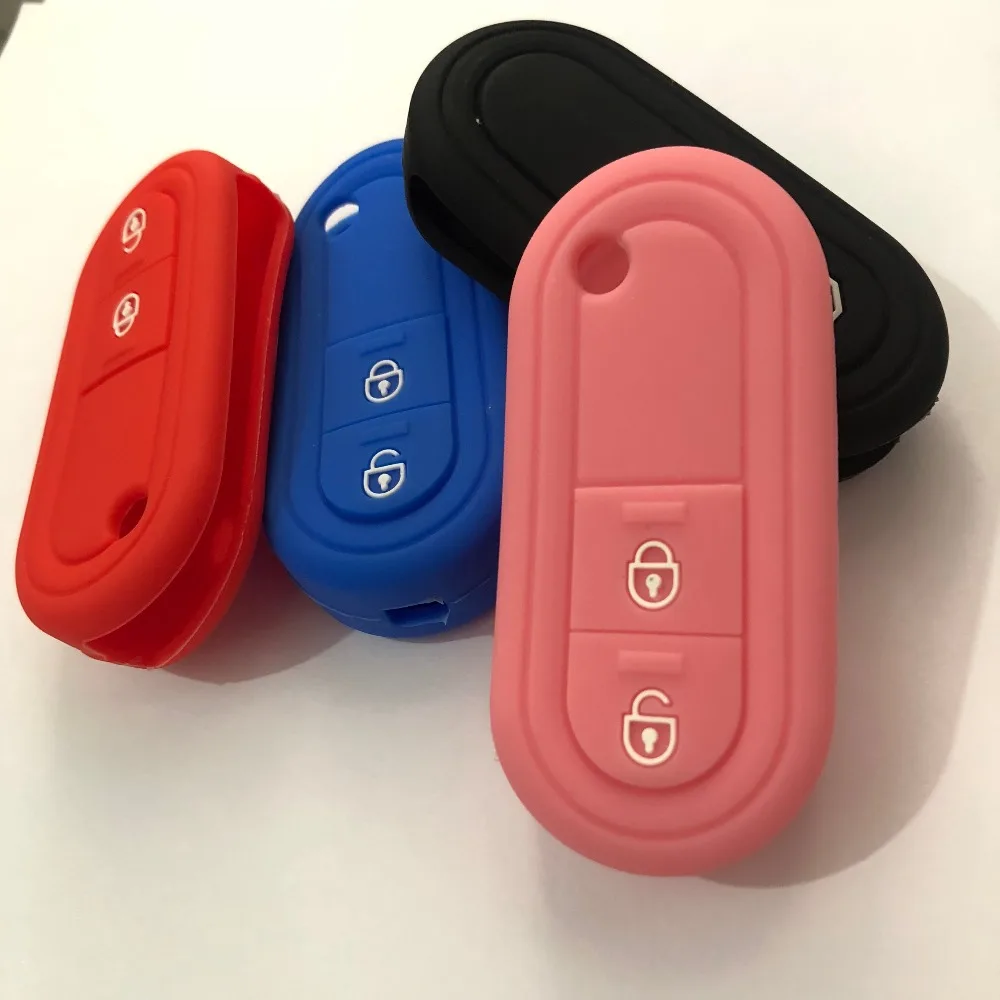 

Key FOB Flip Folding Silicon Pouch Protect Case For MG Car MG3 MG 3 Remote Key 2 Button