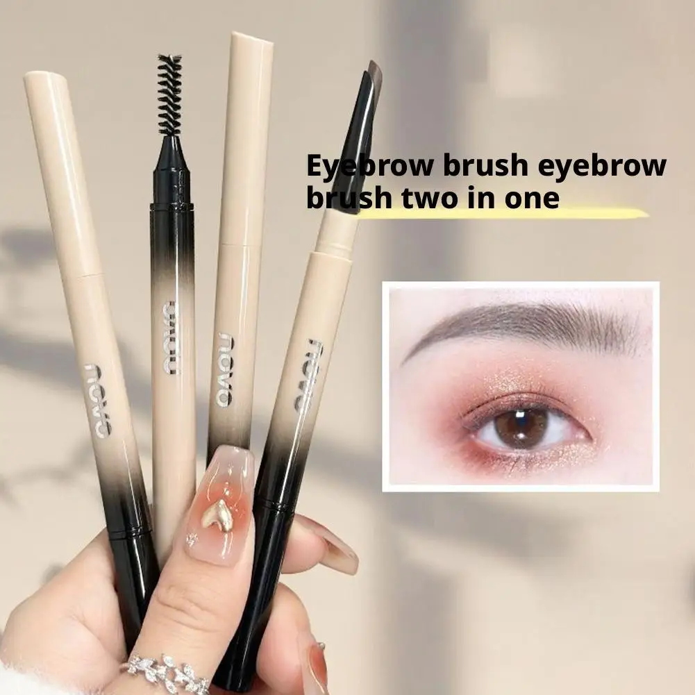 Crayon à sourcils naturel sauvage, double extrémité, couleur, résistant à la sueur, imperméable, durable, sans longue taches, sans perte, T9R9
