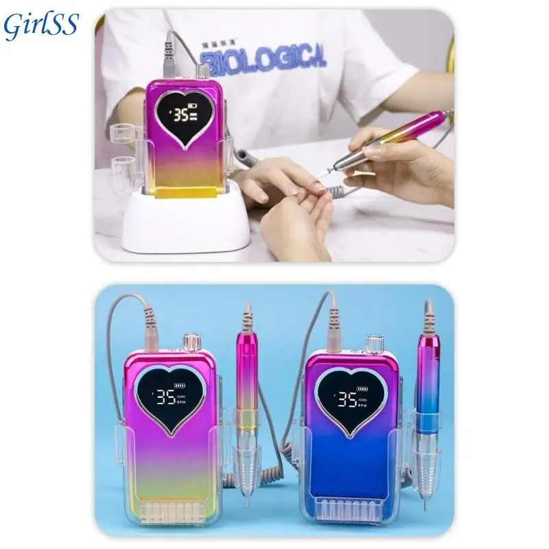 Máy Làm Móng Tay Không Chổi Than Chuyên Nghiệp 6 Phụ Kiện Đi Kèm Thiết Bị Salon T4MB