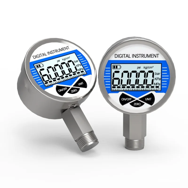 Smart Digital Pressure Gauge High Precision Remote Transmit Shock-resistant Gauge for Water Air Vacuum Negative Pressure