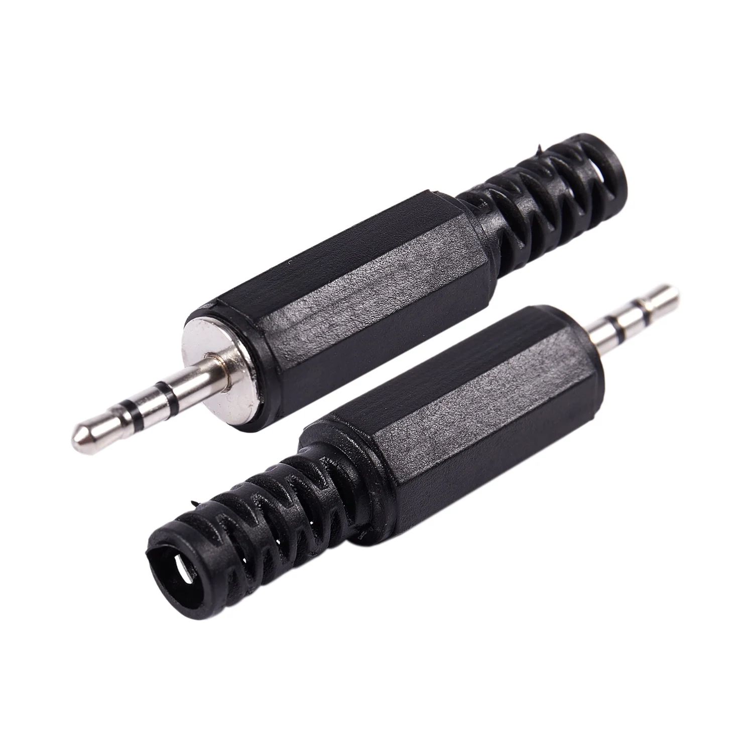 Conector de Audio para auriculares, 6 piezas, 2,5mm, estéreo, macho