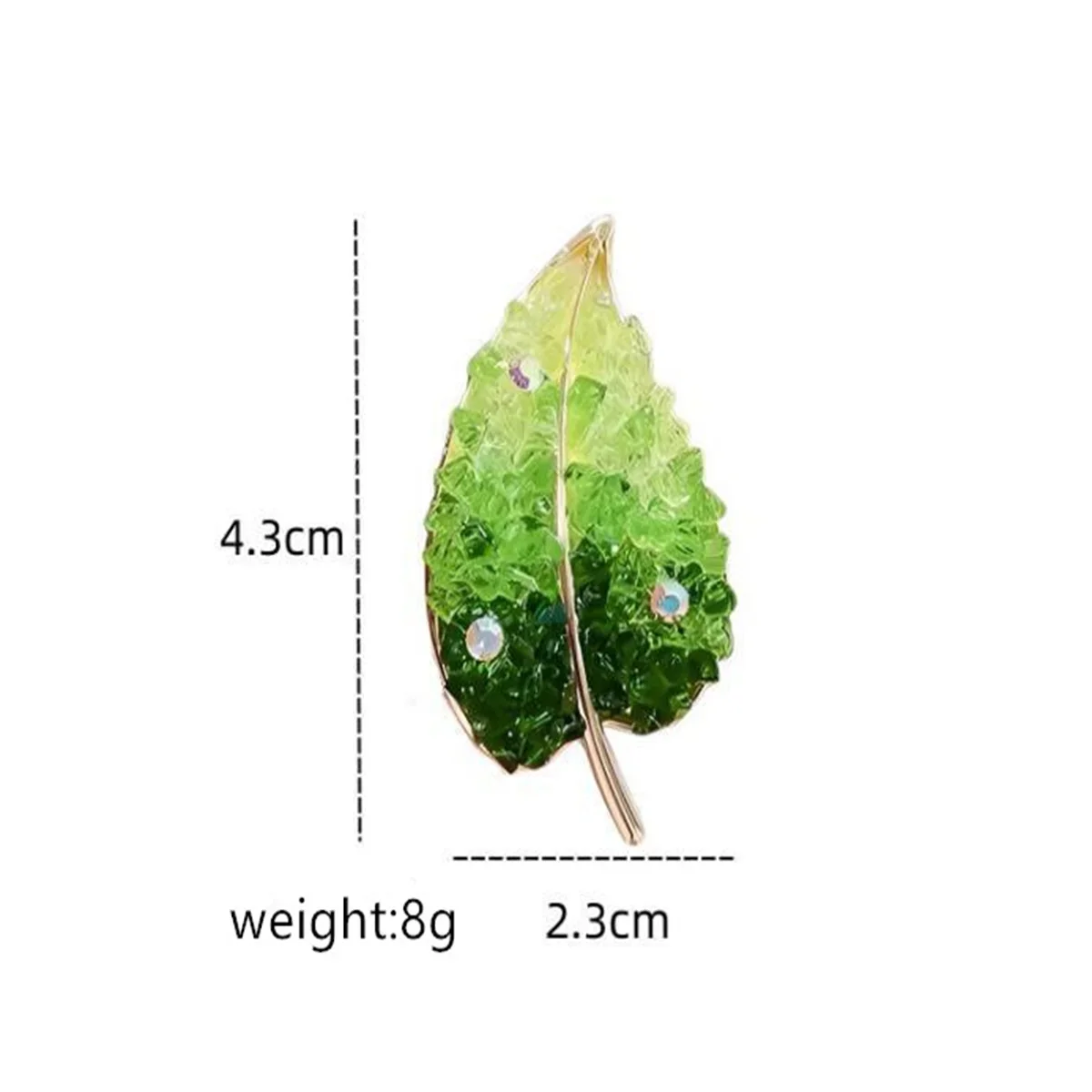 남녀공용 우아한 잎 브로치, 세련되고 심플한 주얼리 액세서리, 2024 생일 파티 선물, 1PC