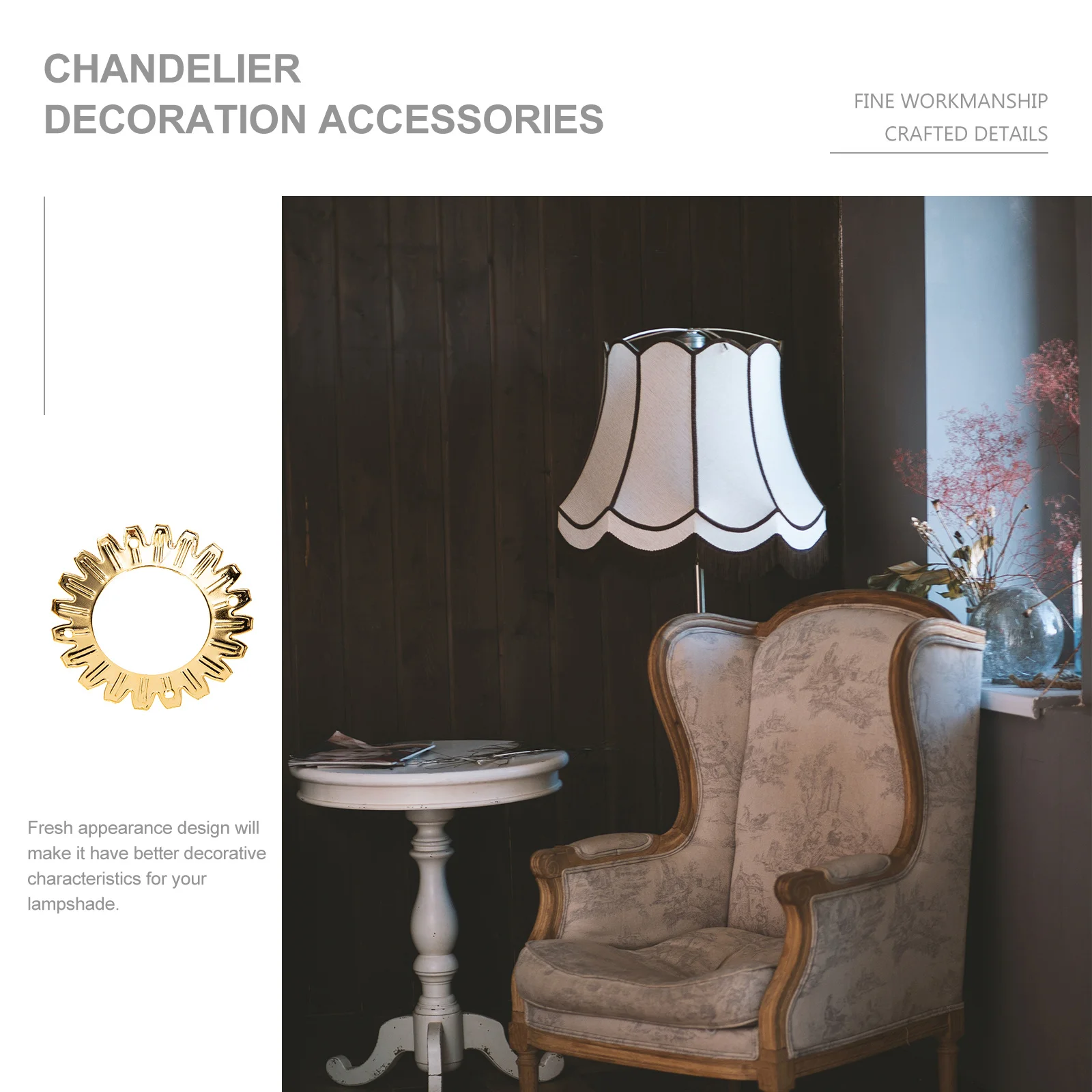 12 قطعة الحديد ل الثريا مكتب حلقات أرضية مصباح ملحقات المصابيح تركيب المصابيح اكسسوارات Diy بها بنفسك ديكور المنزل #6