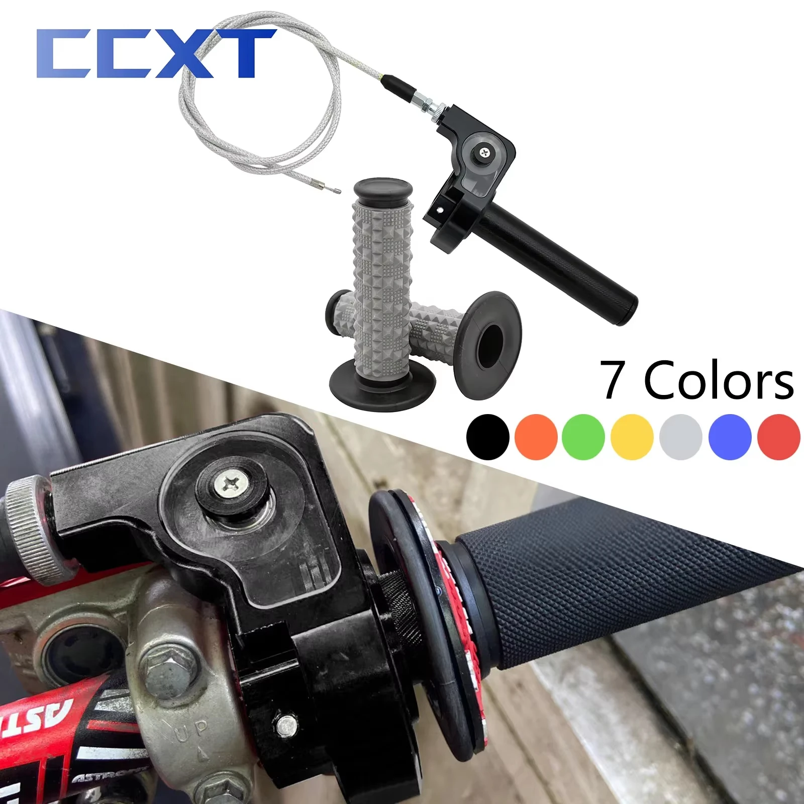 

Ручка газа для мотоцикла с ЧПУ, 22 мм, быстросъемная, для KTM, Honda, Yamaha, Kawasaki, Suzuki, универсальные запчасти