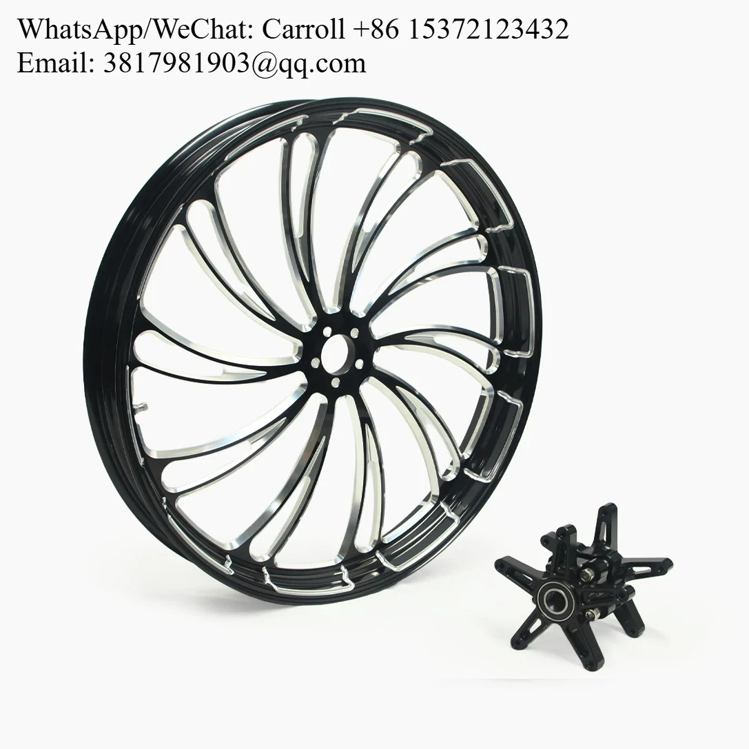 

Borske Custom Motorcycles Forged Aluminum Alloy 6061 Rims 18 21 23 26 30 Inch Front Rear Wheel For Harley
