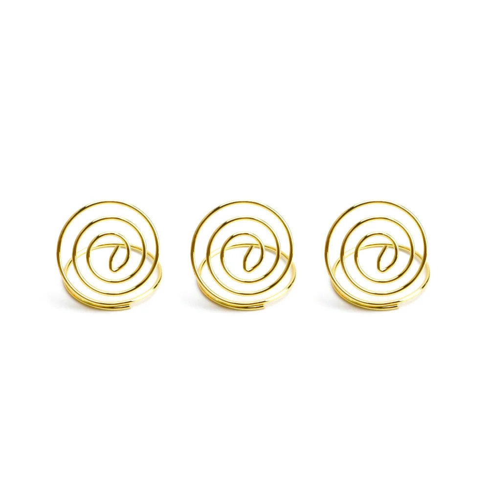 24 pçs suportes de notas de mesa de aço inoxidável em forma de coração clipes de fotos suportes de número de mesa clipes de menu suporte de foto dourado