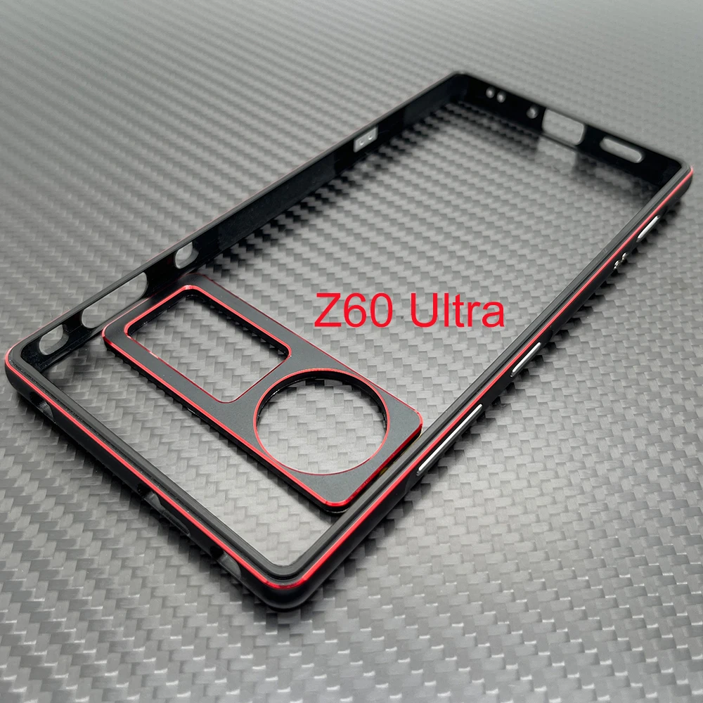 Lichtgewicht Metaallegering Bumper Voor ZTE Nubia Z60 Ultra Frame Z70 U Anti-Kras Funda Warmteafvoer Slim Case + camera Lens