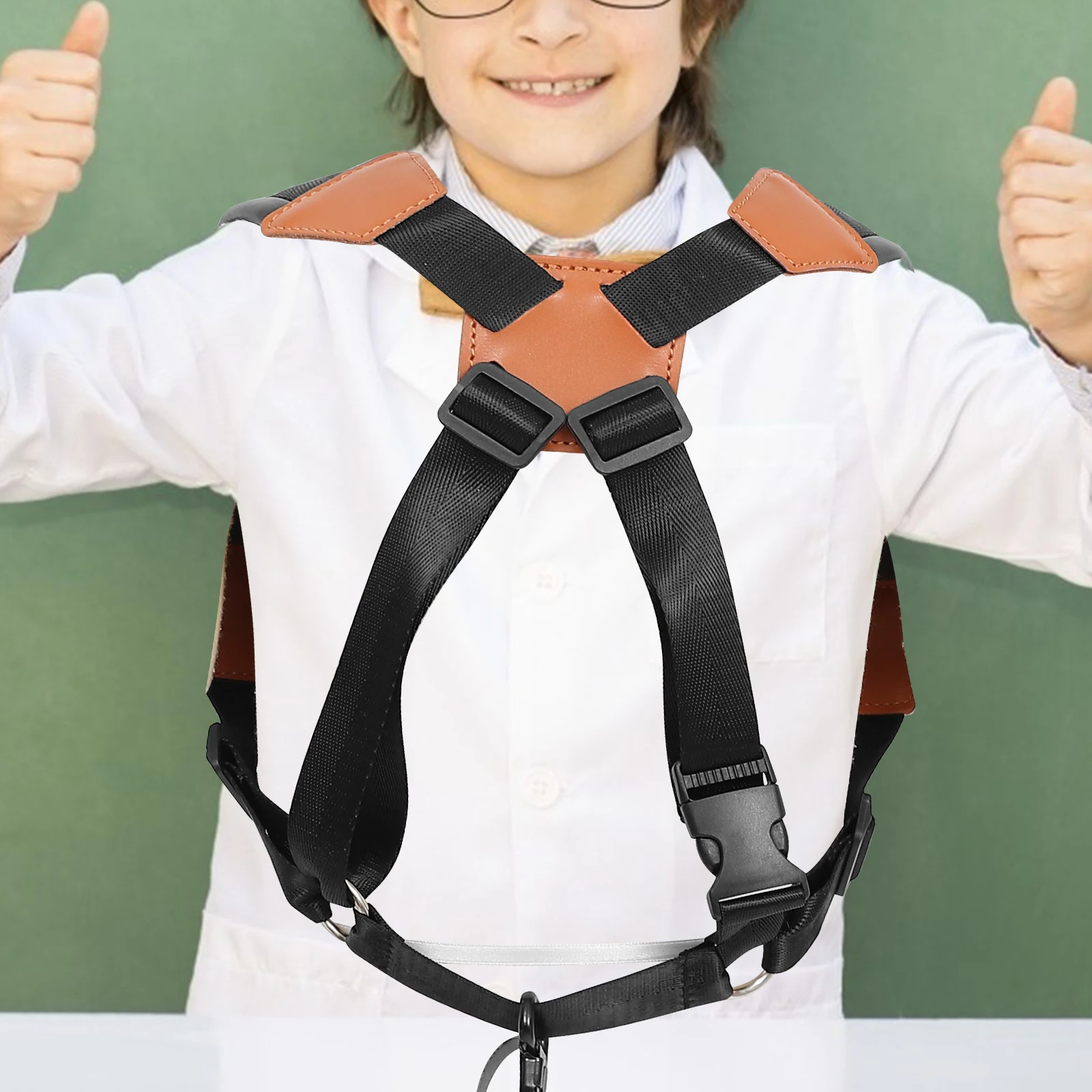

2 Pcs Saxophone Strap Belt Kids Fixing Accessory Shoulder Aldult Portable Harness