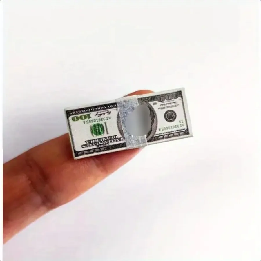 Realistisches Minigeld für Puppenhausszenen |   Miniatur-Papierrechnungen |   Puppenhaus- und BJD-Puppenzubehör