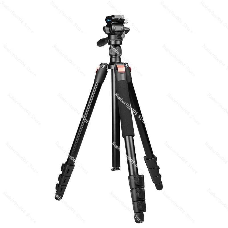 Suitable for AT26 Aluminum Alloy Plate Buckle Type Hydraulic Gimbal Tripod Micro SLR Camera Panoramic Shooting Bracket