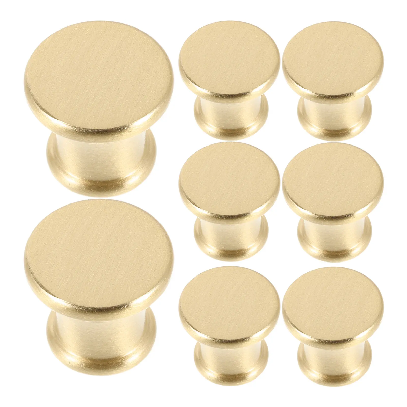 8Pcs Solid Brass Cutting Board Riser Feet 16Mm Gold Furniture Stand Legs Kitchen Tray Wood Board Foot Spacer Pads Decorative