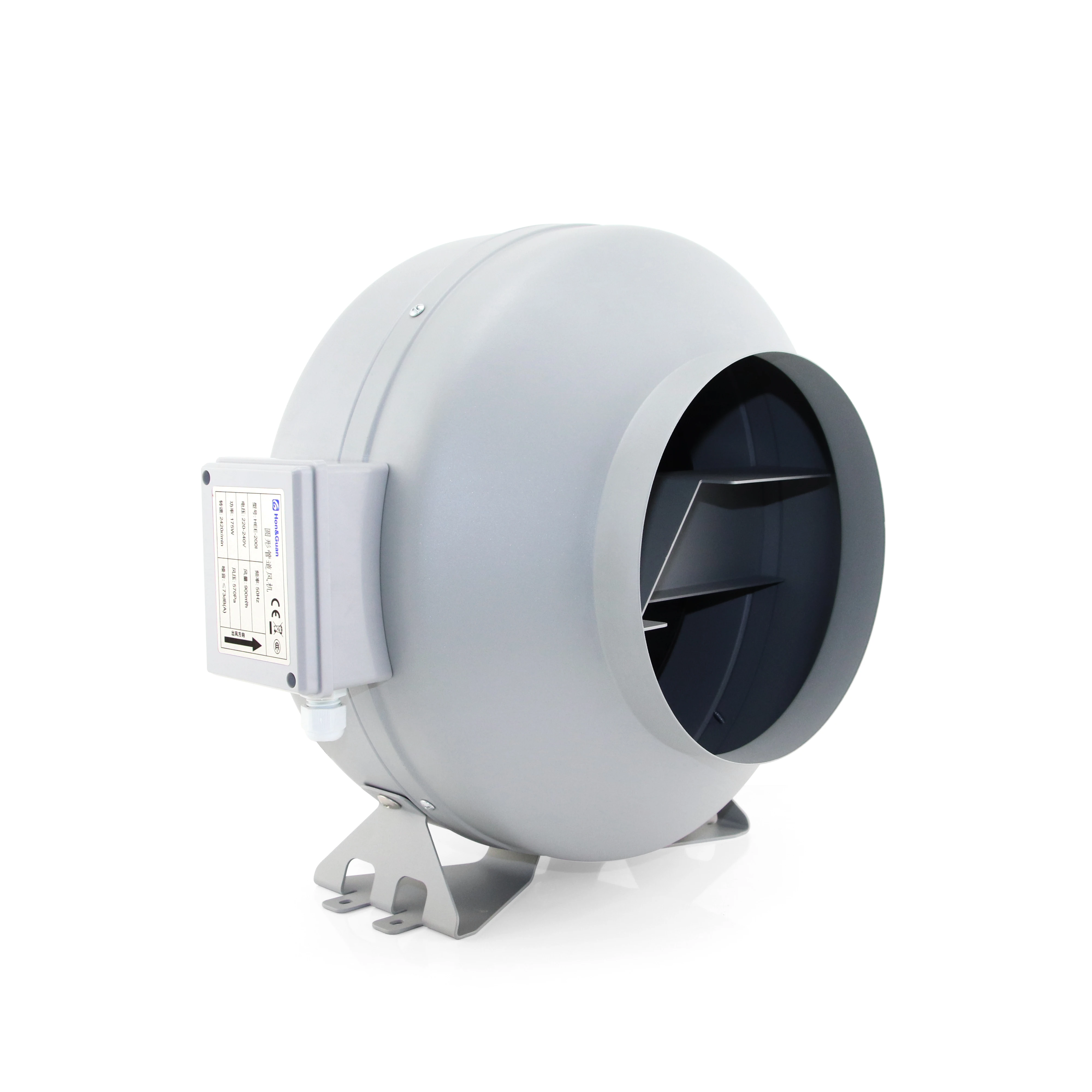 Low Noise EC Centrifugal Blower Fan Backward Curved Centrifugal Fan for Wet Environment Ventilation System