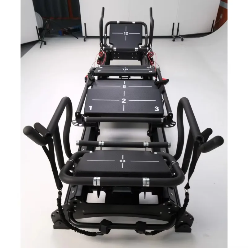 

New Arrival Adjustable Megapro Pilates Reform Bed Gym Exercise Equipment Aluminum Megaforme for Pilates Studio Use