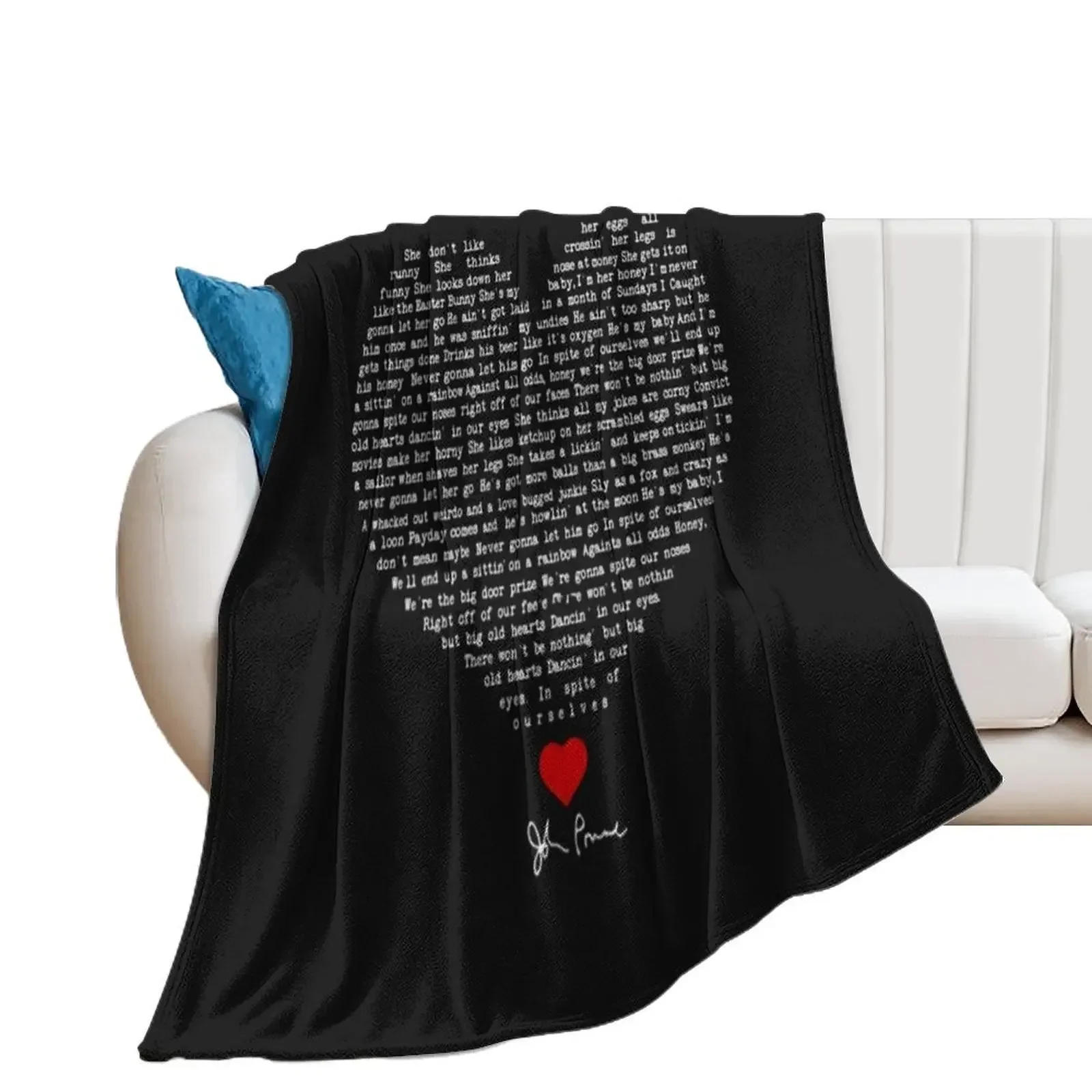 

Prine In Spite Of Ourselves Lyric T-ShirtPrine In Spite Of Ourselves lyric Throw Blanket Baby Single Blankets